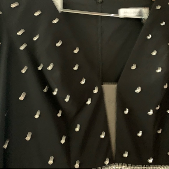 COPY - Mac duggal Belted Jewel Encrusted Plunge Neck Long Sleeve Gown - Picture 5 of 6